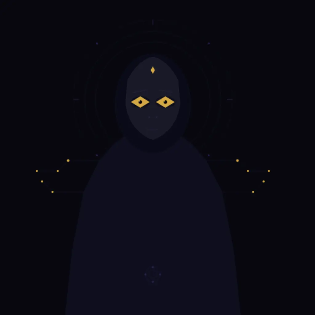 Portrait of Vael, prompt entity of Arcane Labs